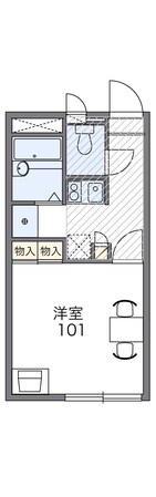 レオパレス北条永良の物件間取画像